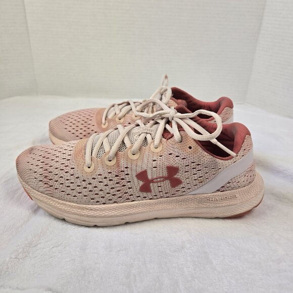 Under Armour Women's Running Sneaker Charged Impulse Shoes Peach Plasma SZ 9.5 - Picture 4 of 9